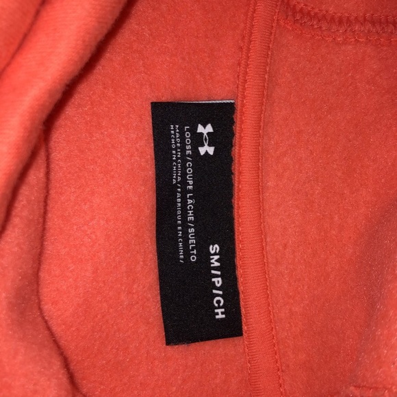 NEW WITH TAGS Orange Under Armor Sweatshirt - Picture 7 of 7